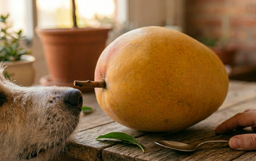 los perros pueden comer mango